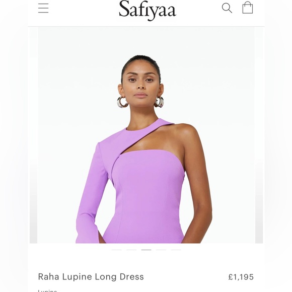 Safiyaa Raha Lupine Long Dress - Picture 3 of 10